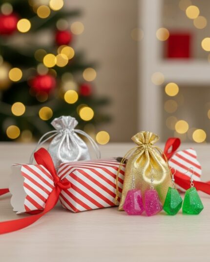 Mystery Earrings Christmas Cracker